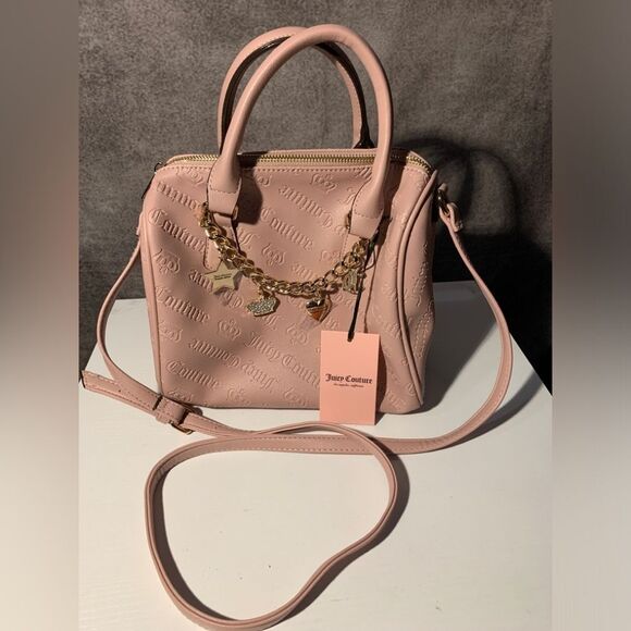 Juicy Couture Handbags - NWT Juicy Couture Not Your Babe Satchel Purse Handbag Dusty Blush